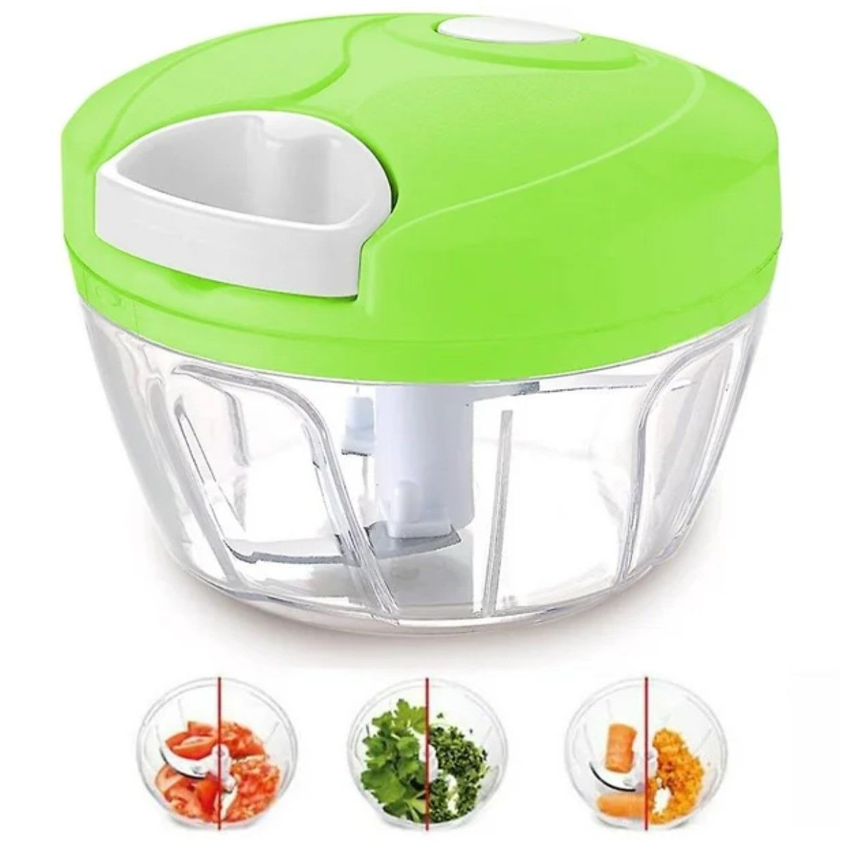 GENERICO - Picador Triturador de Alimentos Manual con Cuerda