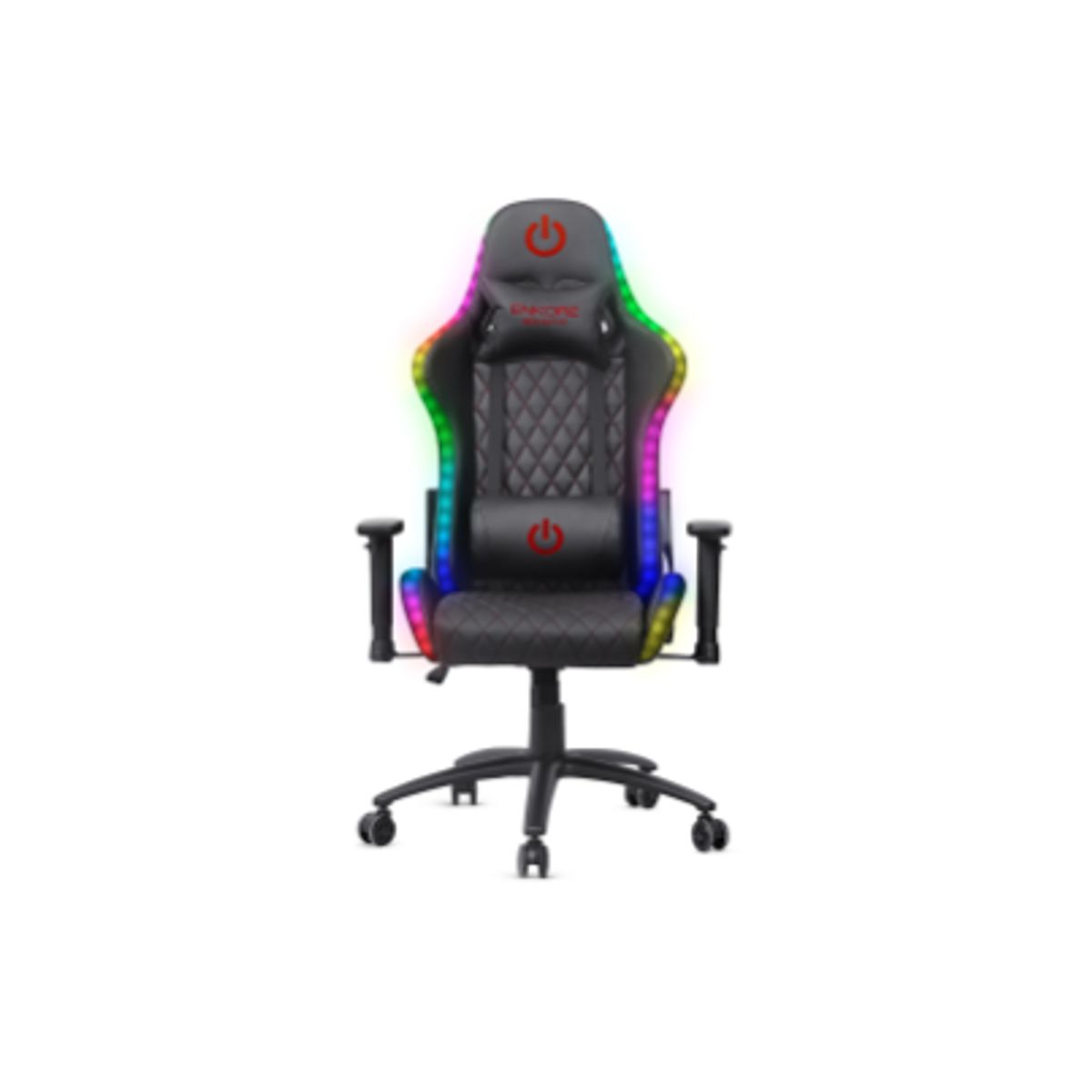 ENKORE - Silla Ergonomica Gamer 2D BRAVIO ENC GC1002+RGB Rojo ENKORE