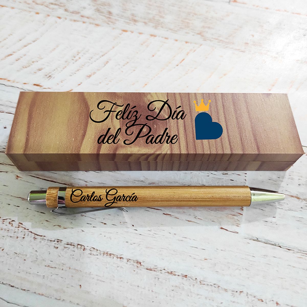 M MATIX SHOP - Matix Regalos Lapicero Personalizado + Estuche Dia del Padre