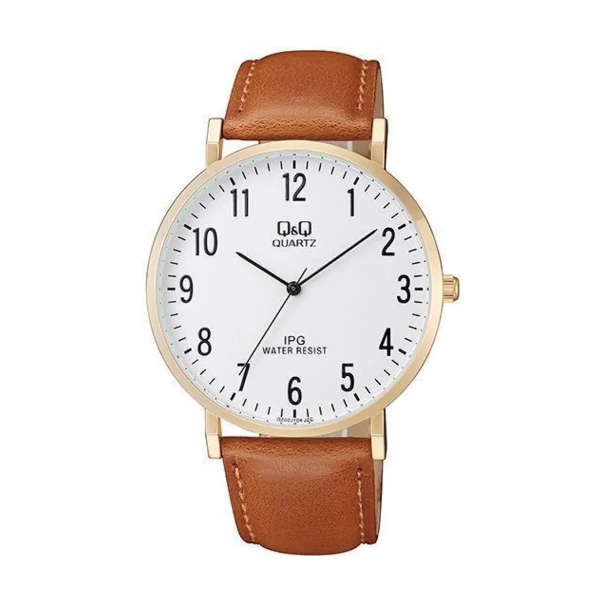 Q&Q - Reloj Q&Q Para Hombre Resistente Al Agua 3BAR Marrón