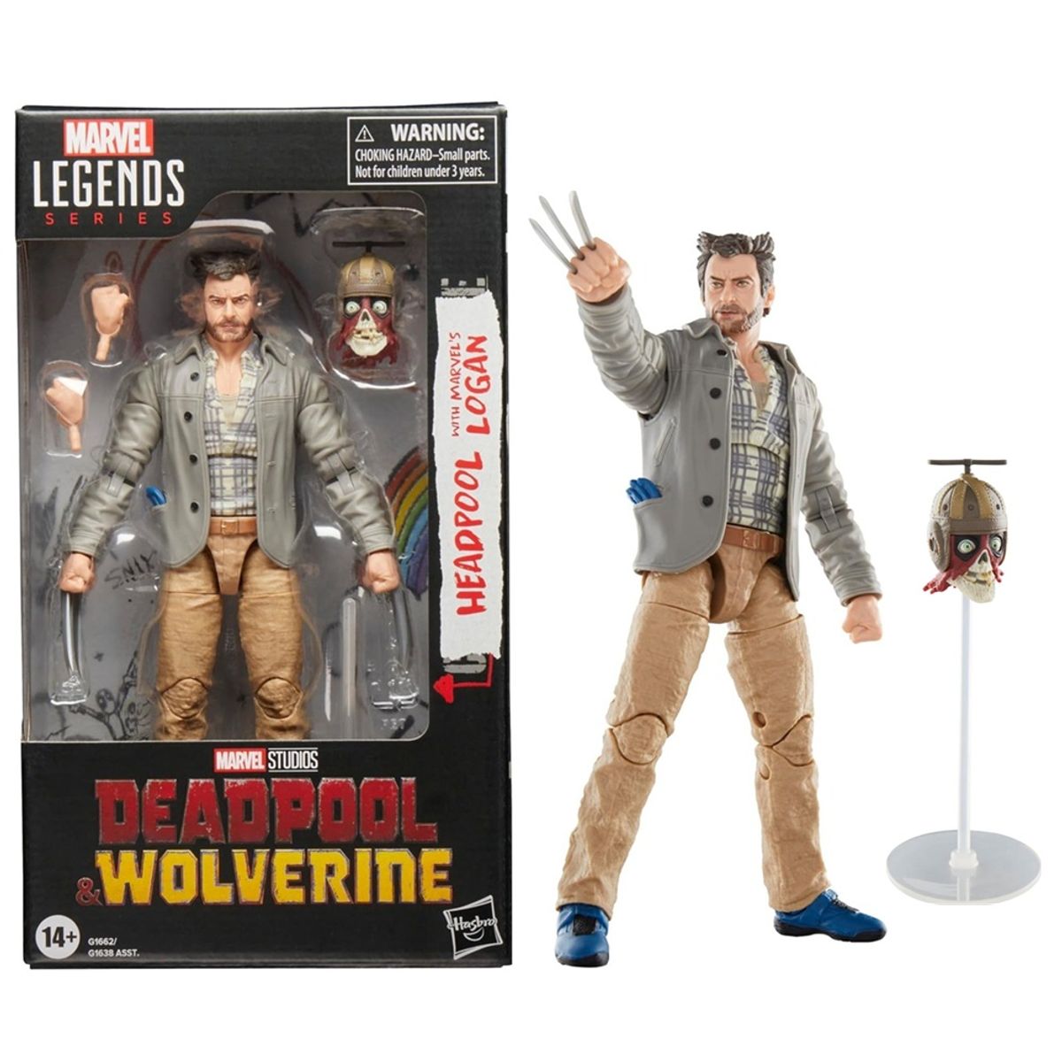 MARVEL - Marvel Legends DeadPool & Wolverine - Headpool y Logan