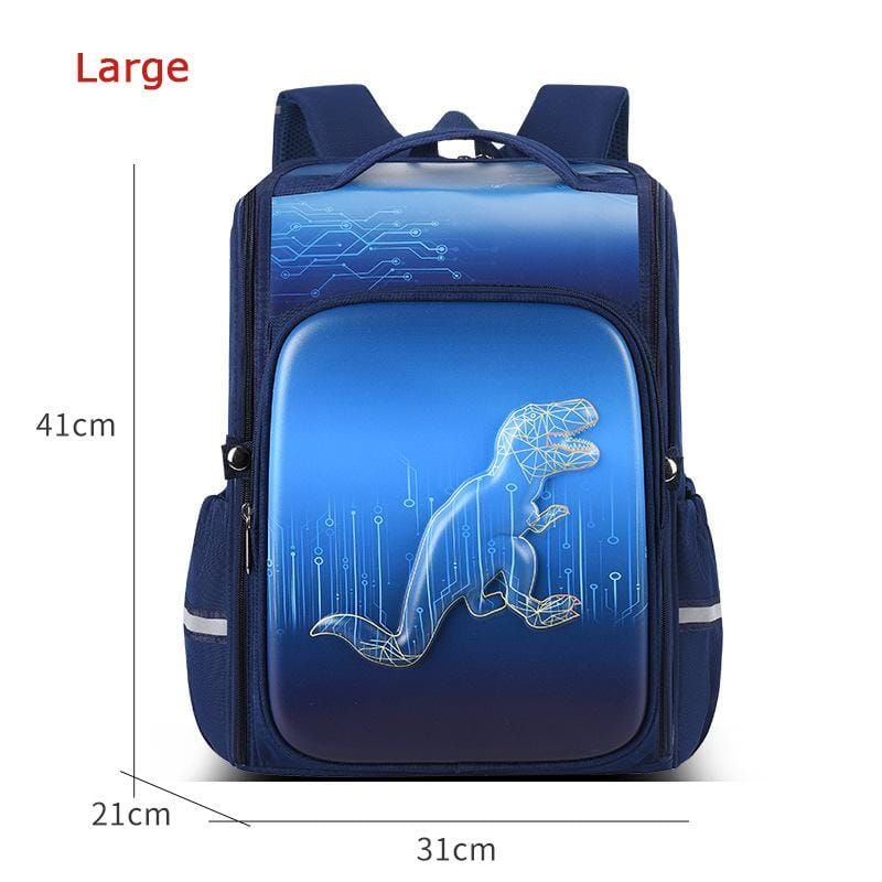 GENERICO - MOCHILA ESCOLAR GRANDE KAWAII DINOSAURIO