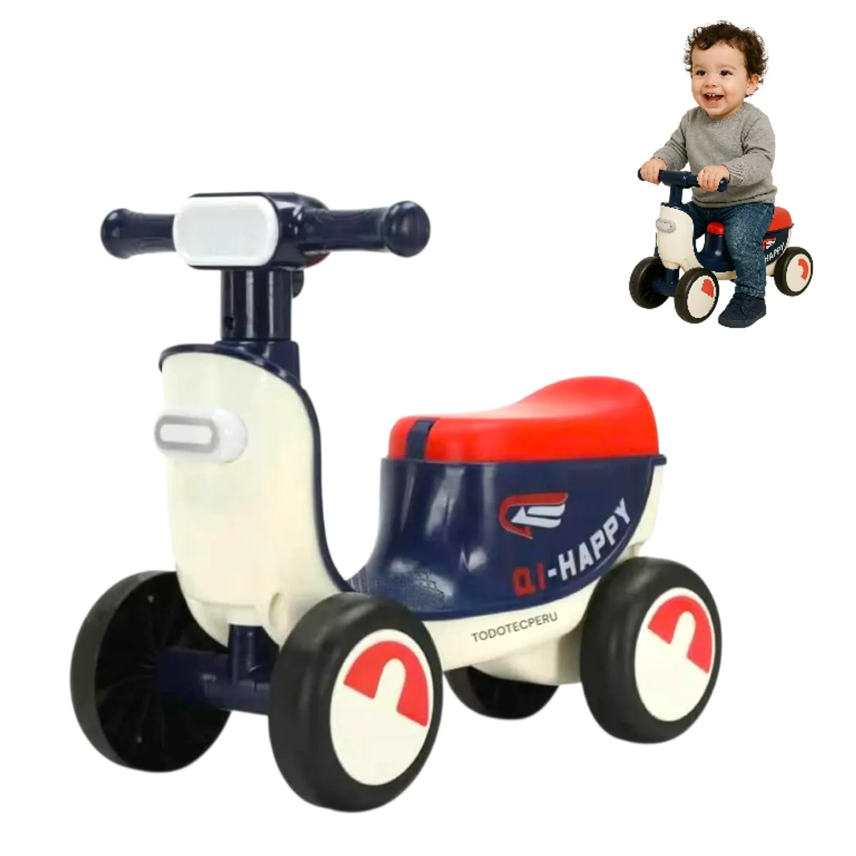 GENERICO - MOTO BUGUI DE EQUILIBRIO MUSICAL CON LUCES