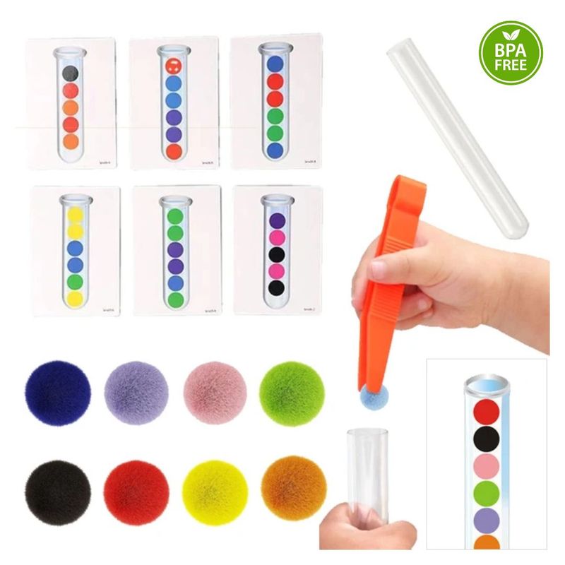 GENERICO - Maletita Con Tubos De Ensayo Clasificador