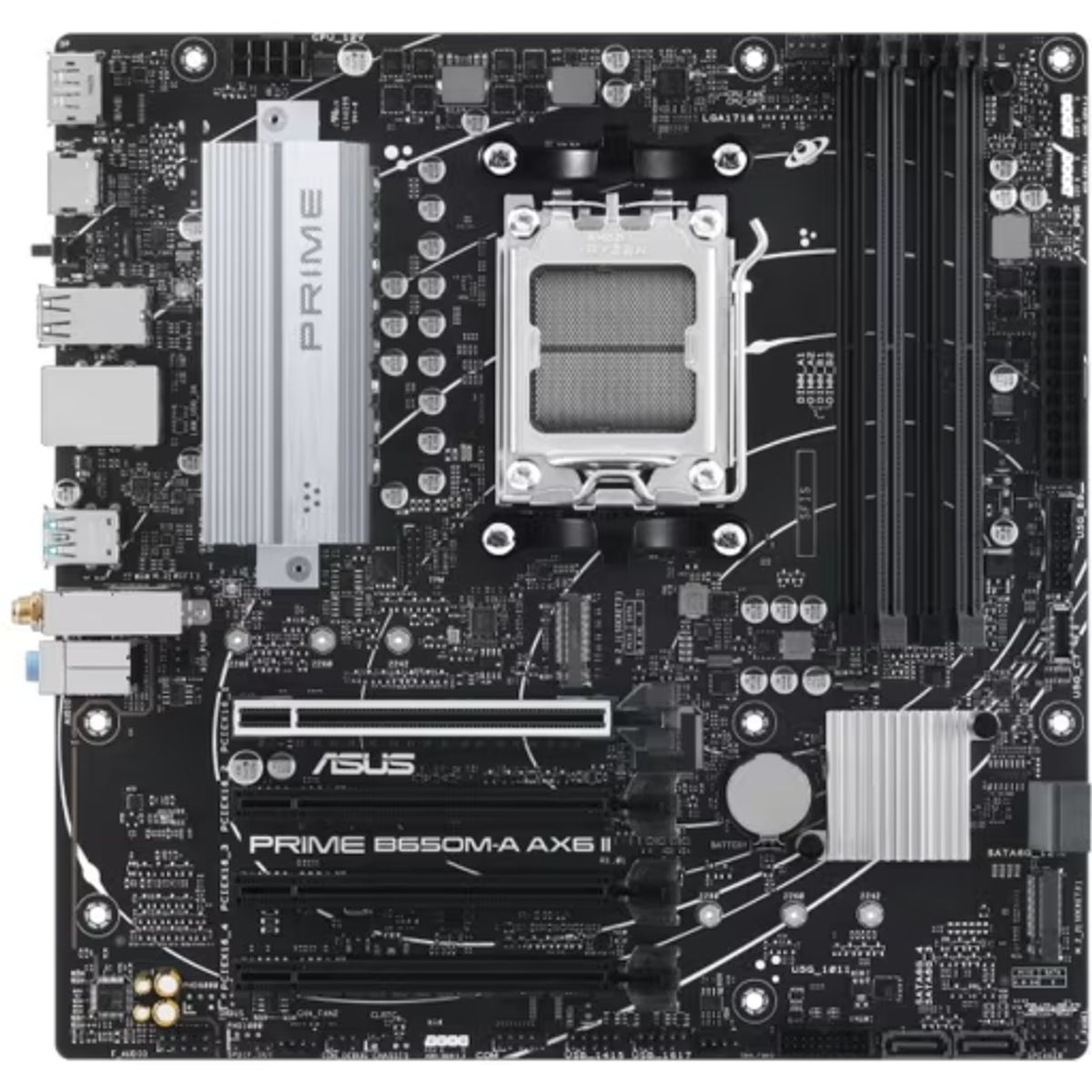 ASUS - Motherboard ASUS PRIME B650M-A AX6 II AMD B650 AMD AM5 mATX
