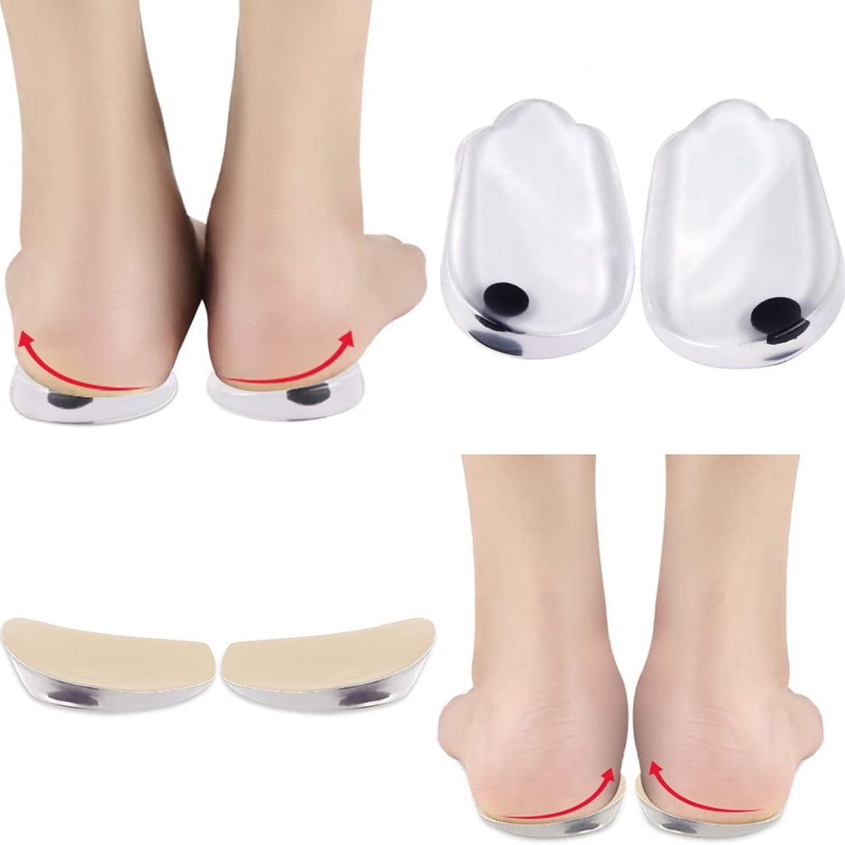 OEM - Soporte de Gel Ortopédico para Fascitis Plantar y Piernas