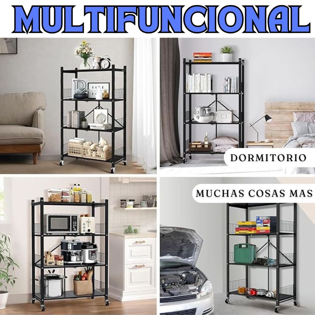 GENERICO - Estante Multiusos Flexiorden Pro 5 Niveles