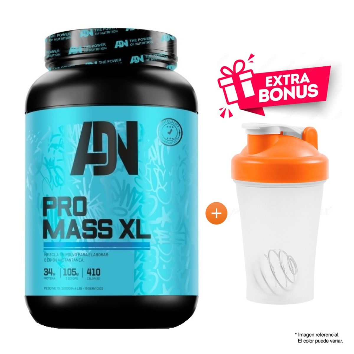 ADN - Proteína ADN Pro Mass XL 2 Kg Chocolate