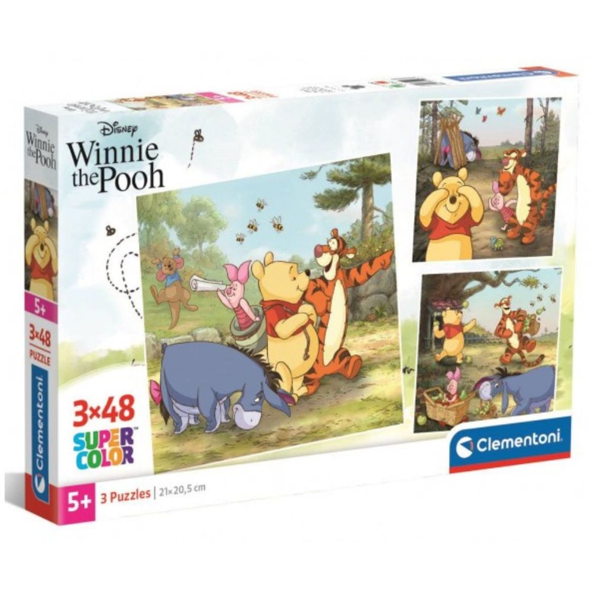 CLEMENTONI - Clementoni Rompecabezas 3 X 48 Pzas- Winnie The Pooh