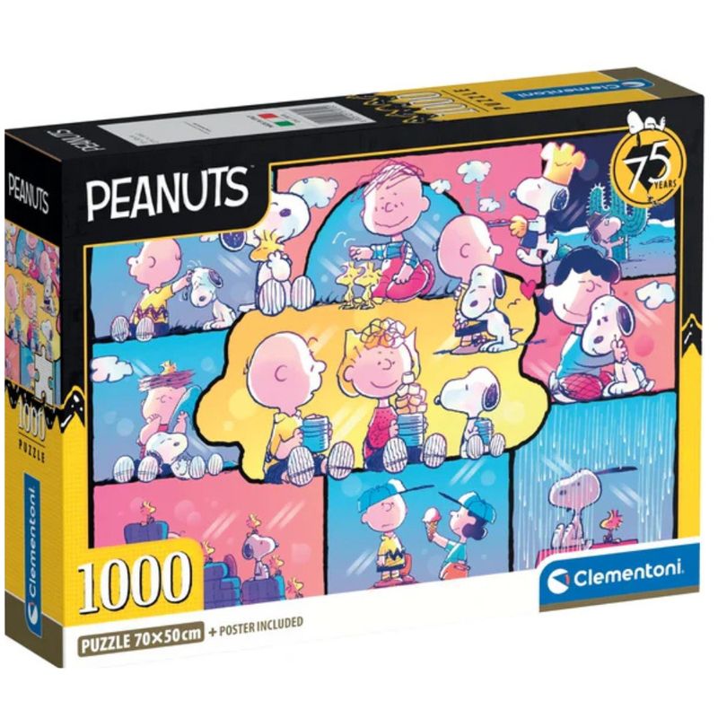 CLEMENTONI - Clementoni Rompecabezas X 1000 Pzas - Peanuts Snoopy 2