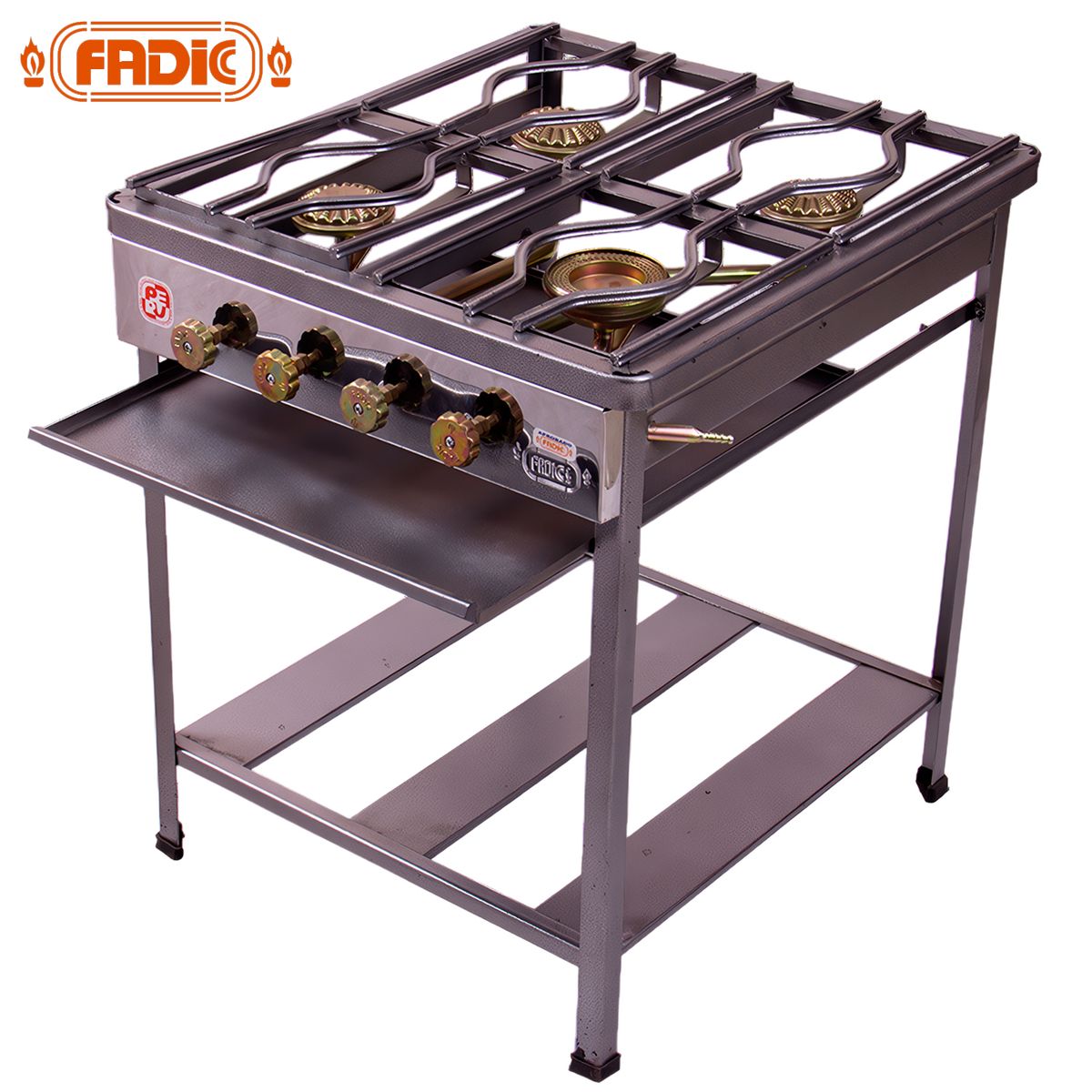 FADIC - Cocina Semi Industrial Fadic 4 Hornillas N°3 FSI04-02