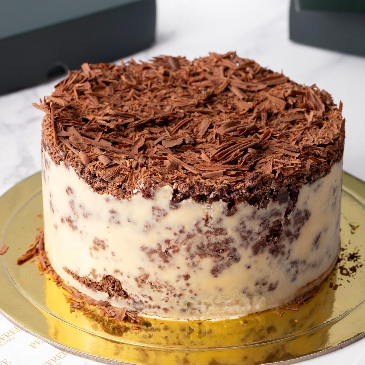 PECHUFREE - Torta Trufada con crema pastelera Keto