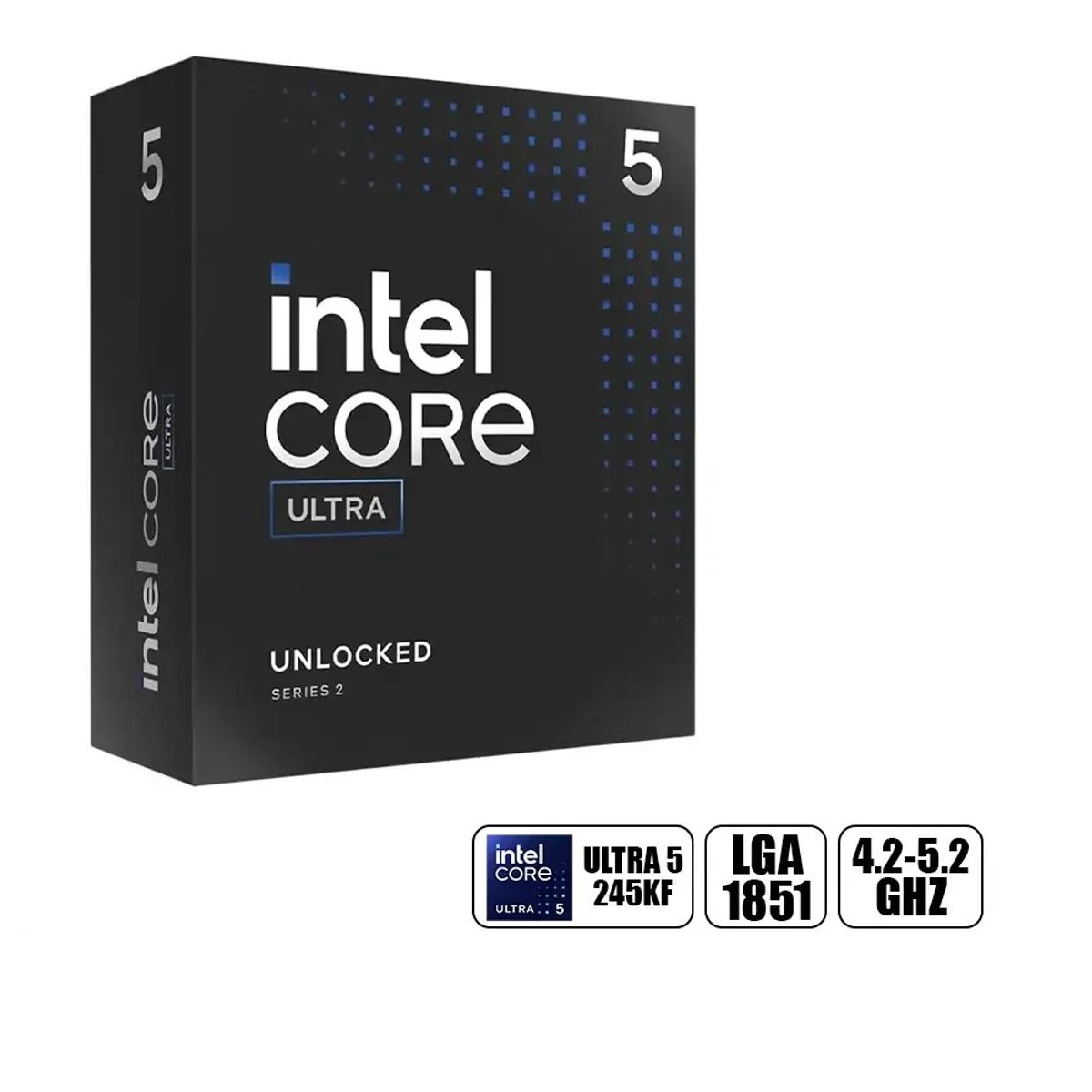 INTEL - Procesador Intel Core Ultra 5 245KF 5.20Ghz 24MB Smart Cache LGA1851