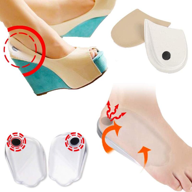 OEM - Soporte de Gel Ort0pédico para Fasc1tis Plantar y Piernas en X y O