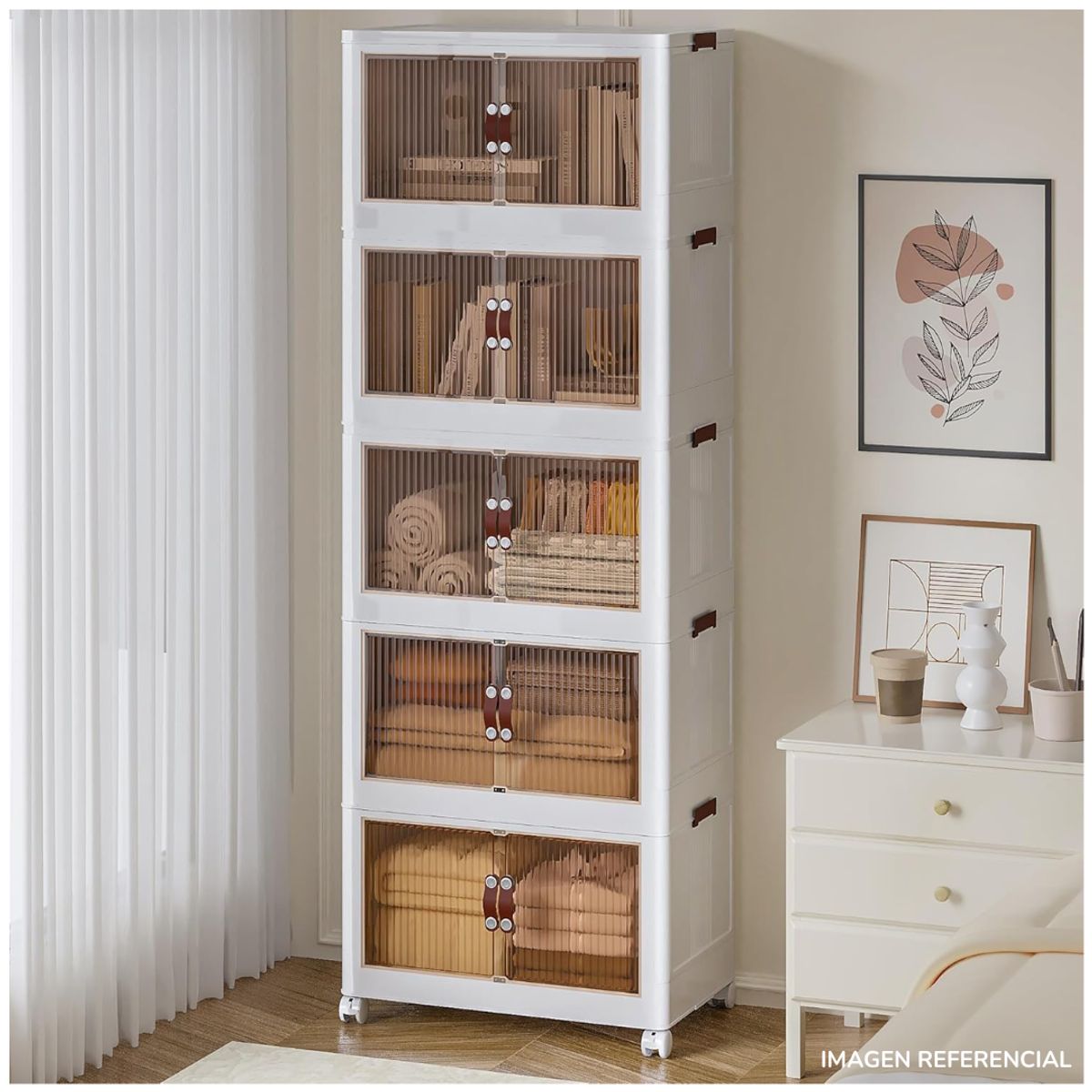 INSPIRA MARKET - Armario Estante Organizador Multiusos 5 niveles