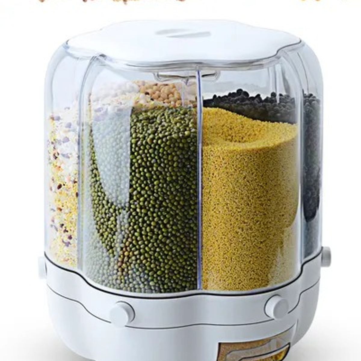 GENERICO - DISPENSADOR GIRATORIO DE MENESTRAS CEREALES Y ARROZ 9KG