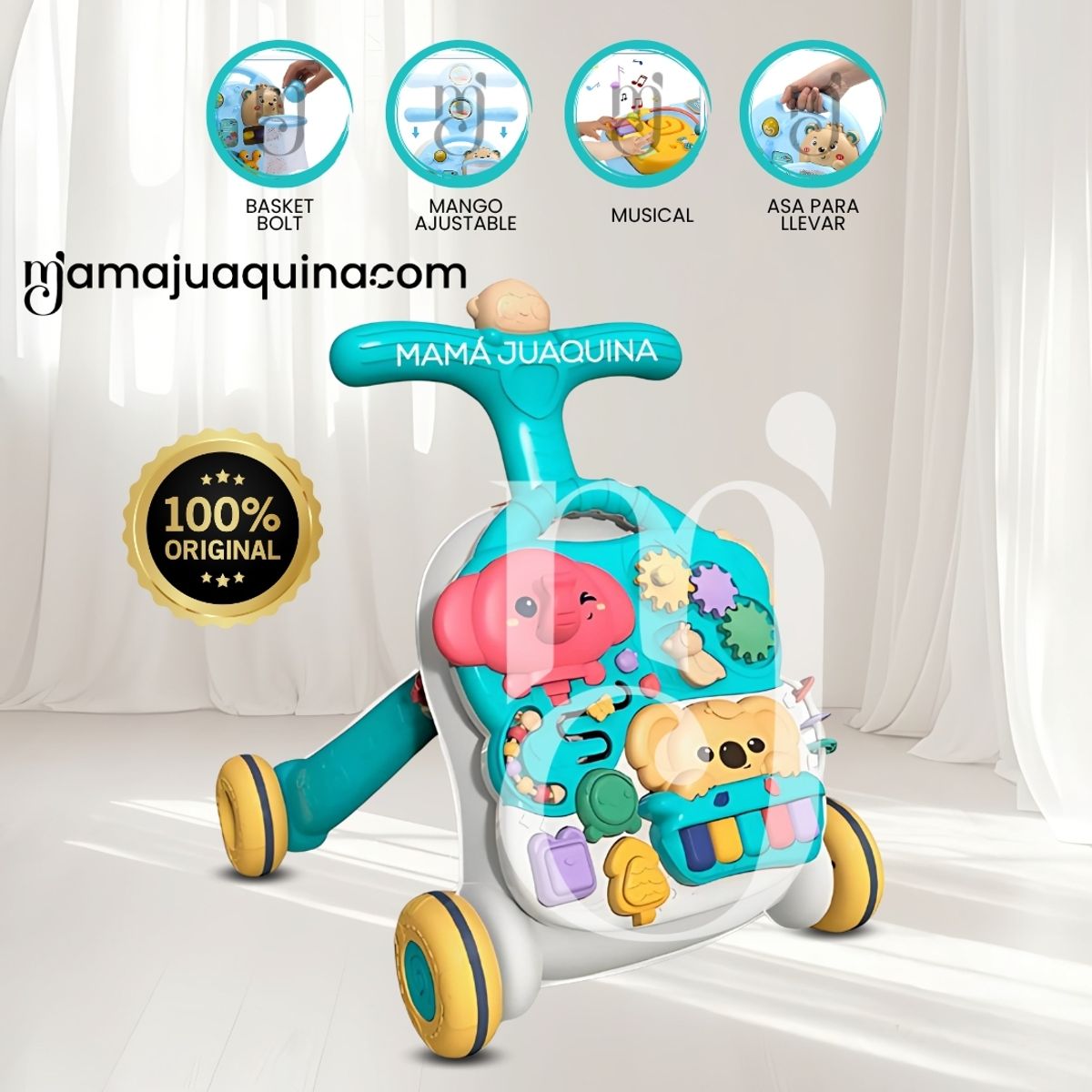 BABY - Caminador Musical «WALKY WALK» Edición Limitada Light Blue