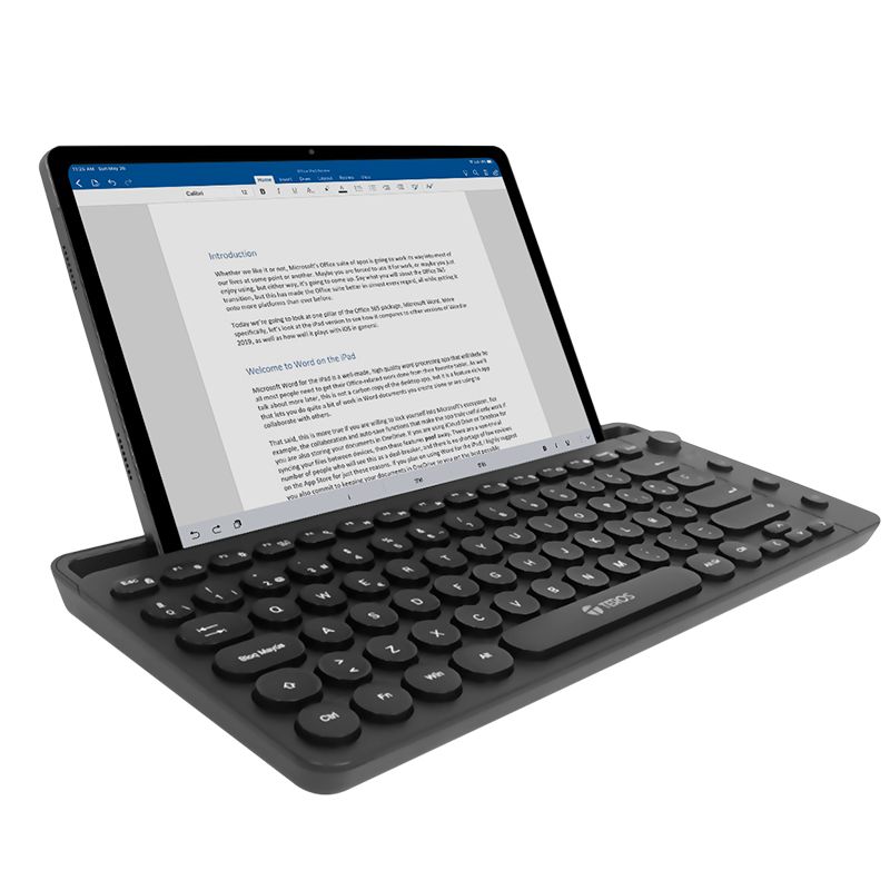 TEROS - Teclado Bluetooth Recargable para PC Tablet o Celular TEROS TE-4064N