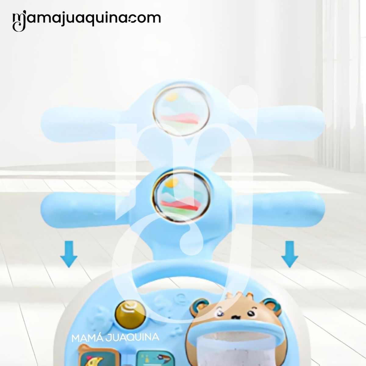 BABY - Caminador Musical «WALKY WALK» Edición Limitada Light Blue