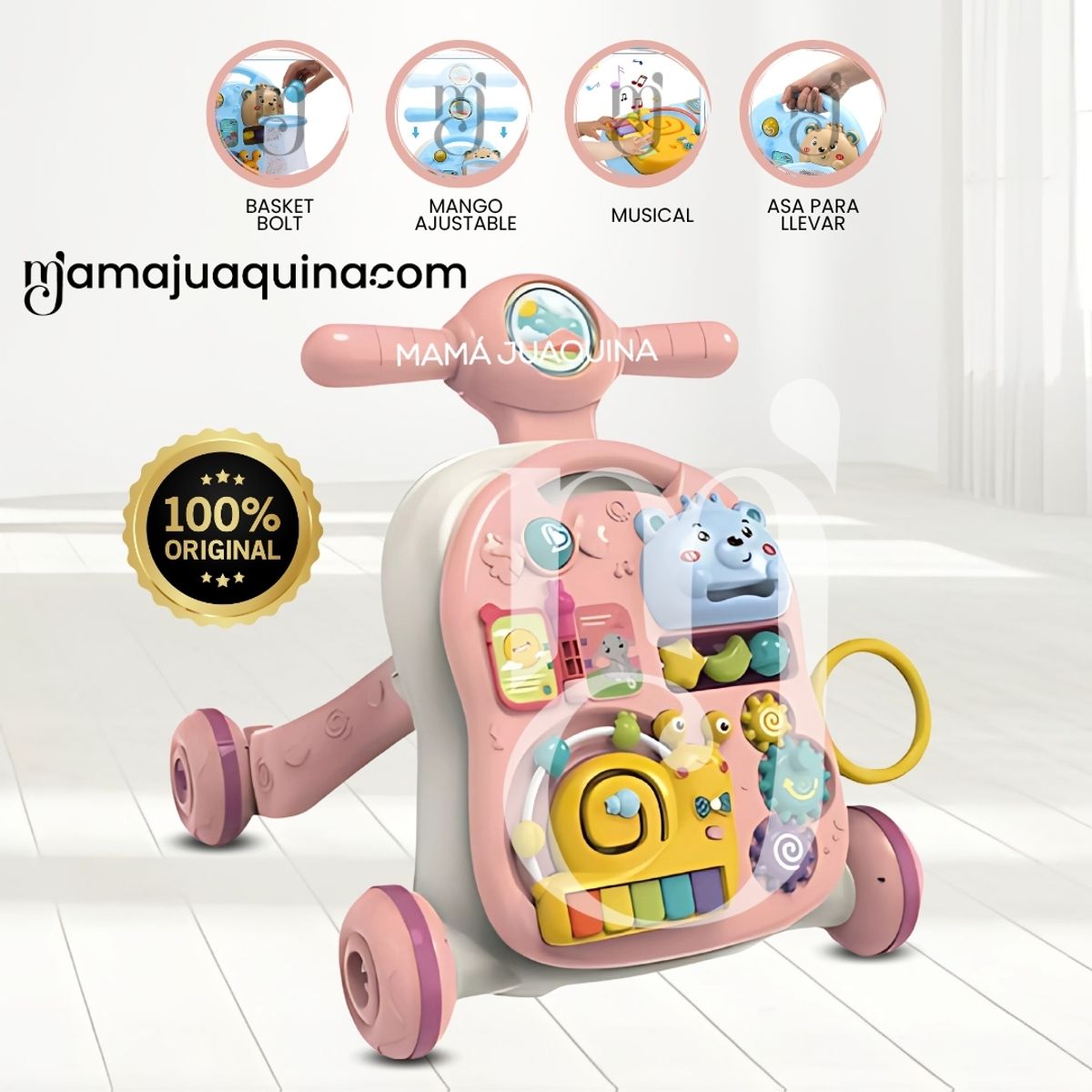 BABY - Caminador Musical «WALKY WALK» Edición Limitada Pink