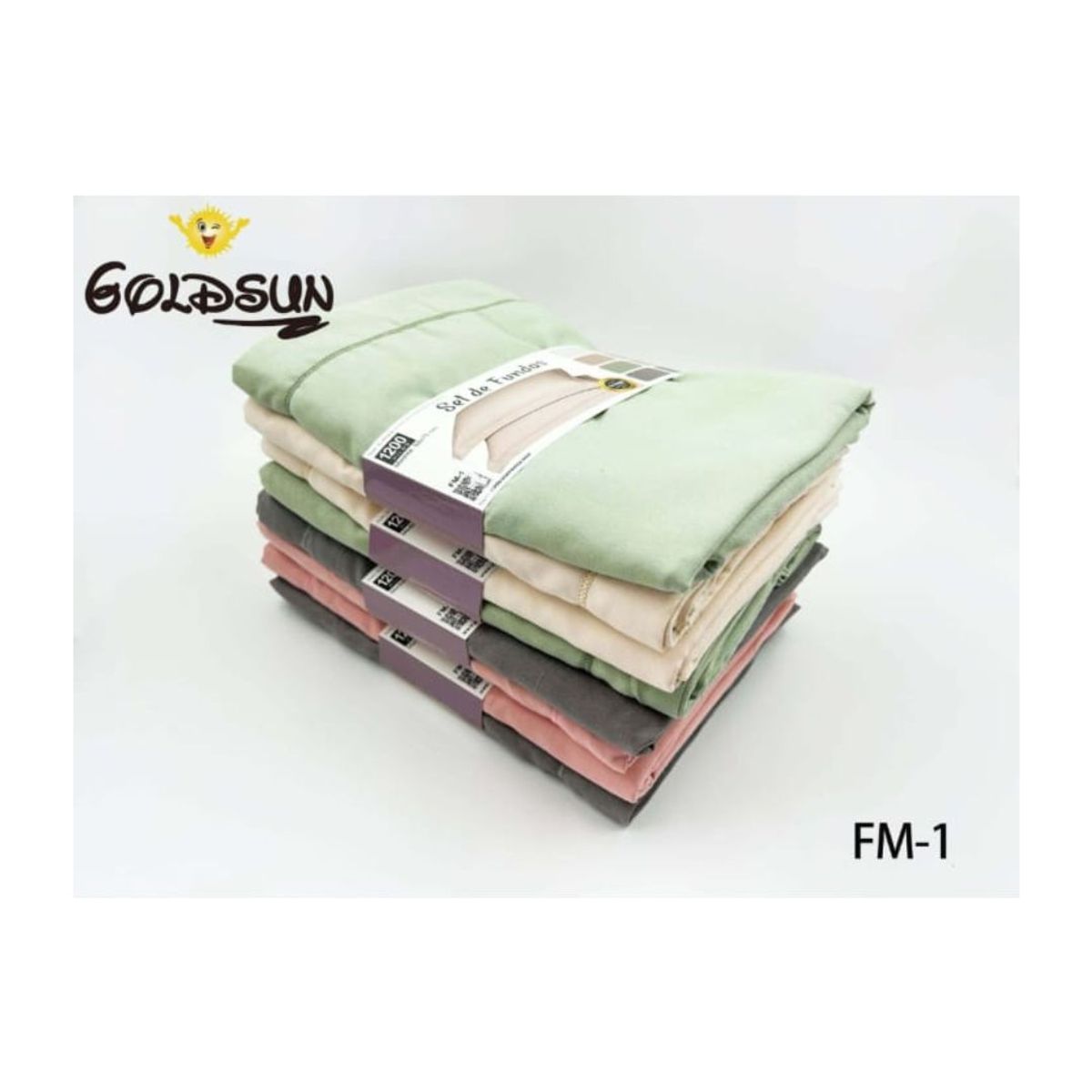 GOLDSUN - SET DE FUNDAS DE ALMOHADAS GOLDSUN