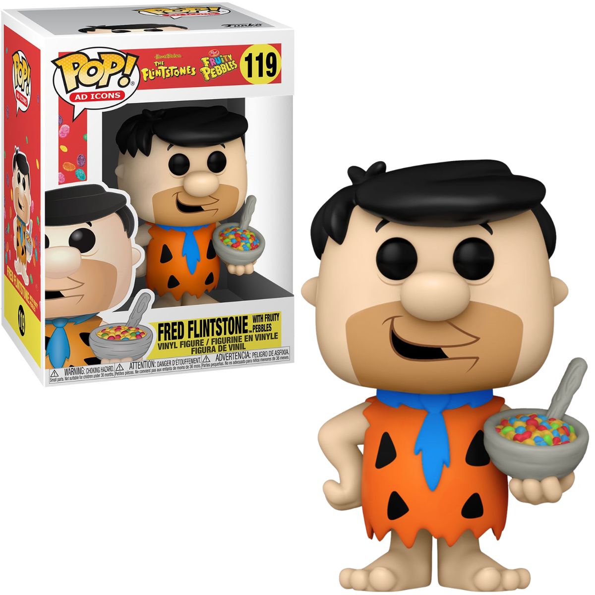 FUNKO - Pedro Picapiedra Funko Pop Fred Flintstone 119 Fruity Pebble