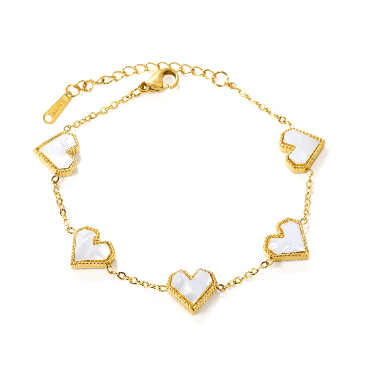 GENERICO - Pulsera Heart Nacar Waterproof