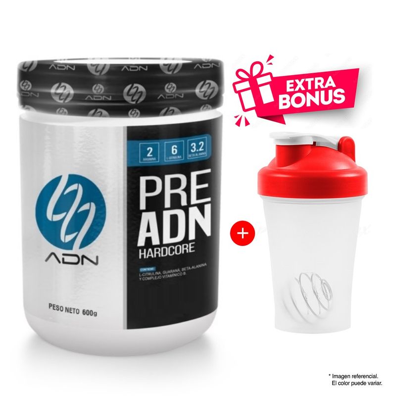 ADN - Pre Adn Hardcore 600gr Fruit Punch ADN Nutrition
