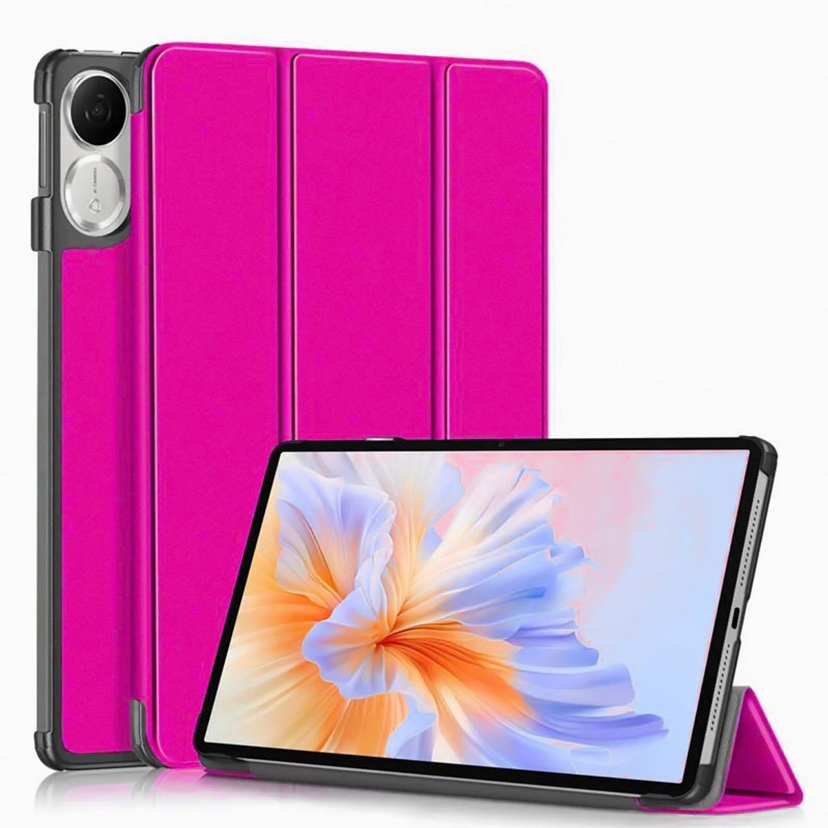 FUNDAANTIGOLPES - Funda Bookcover para Tablet HONOR PAD V9 11.5 Fucsia