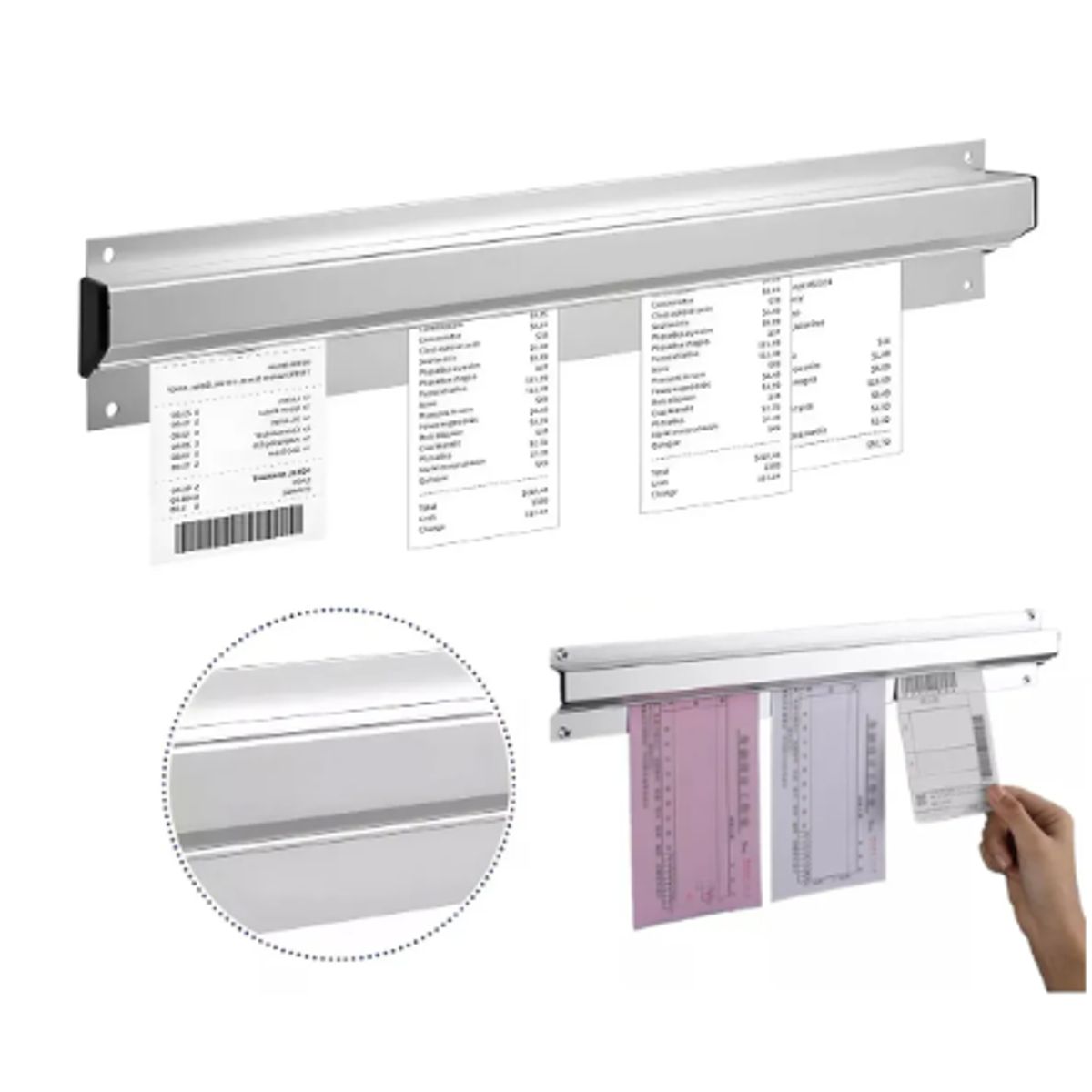 GENERICO - PORTA COMANDA 100 CM SOPORTE PARA TICKETS PORTACOMANDA