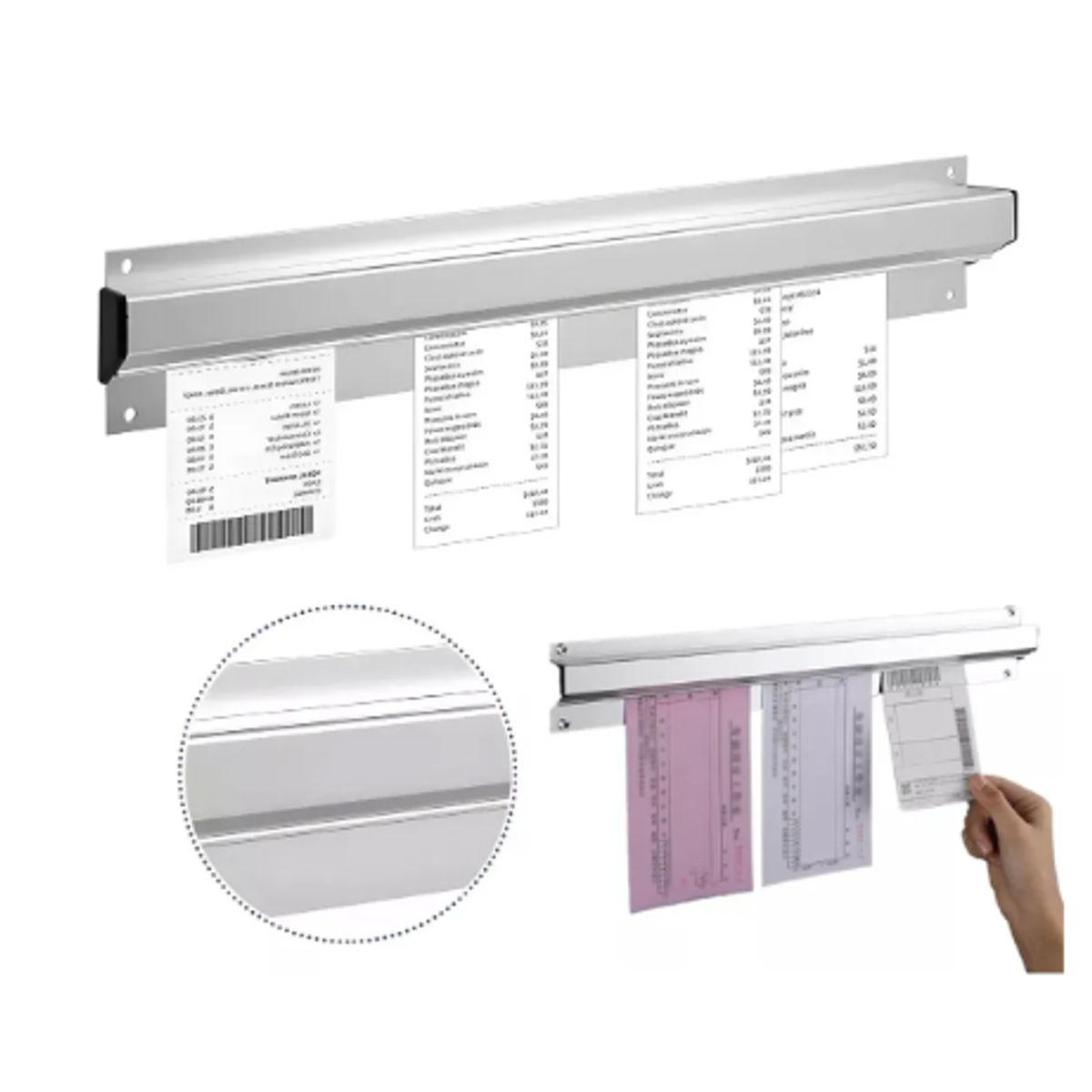 GENERICO - PORTA COMANDA 100 CM SOPORTE PARA TICKETS PORTACOMANDA