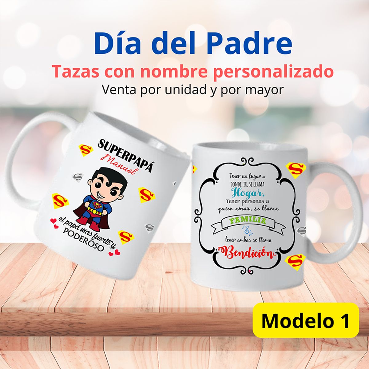 M MATIX SHOP - Matix- Regalos Personalizados Dia del Padre - Taza Personalizada