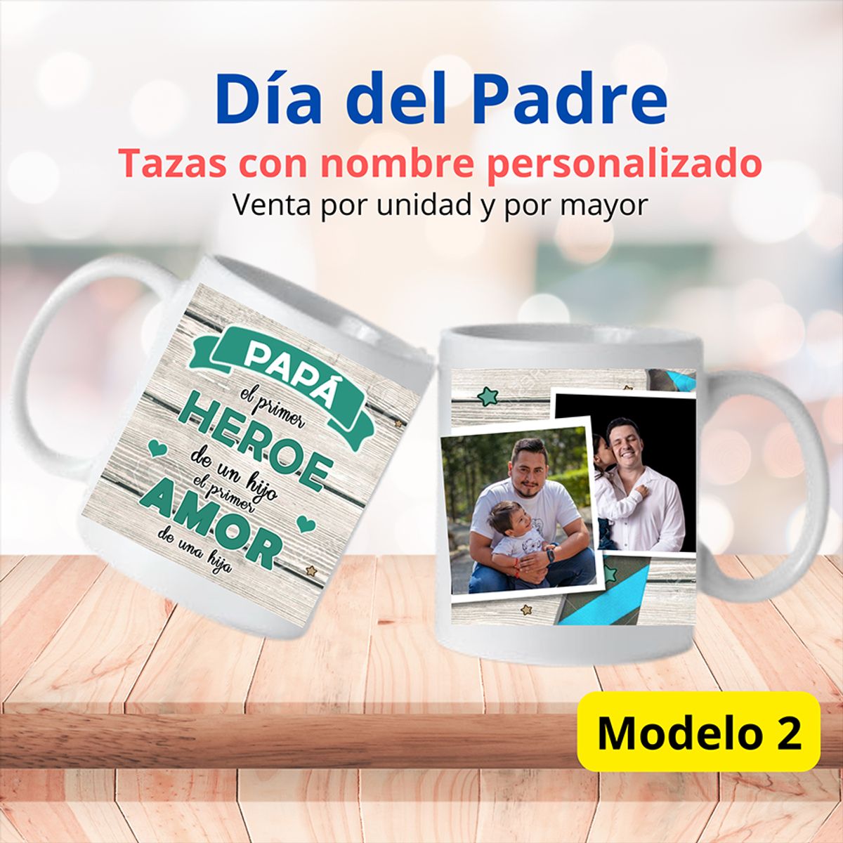 M MATIX SHOP - Matix- Regalos Personalizados Dia del Padre - Taza Personalizada