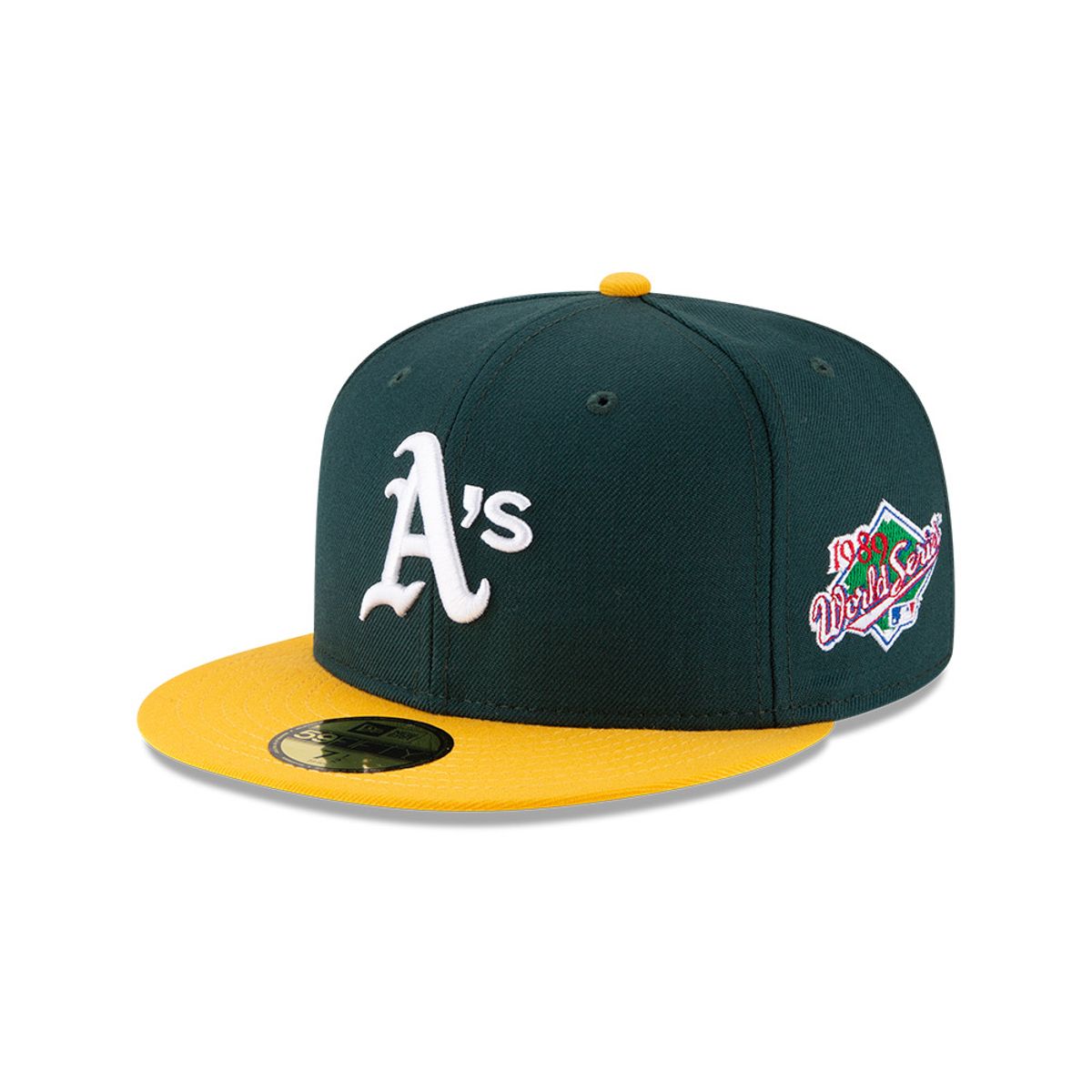 NEW ERA - Gorra 59FIFTY MLB Oakland Athletics MLB Ws Wool Green