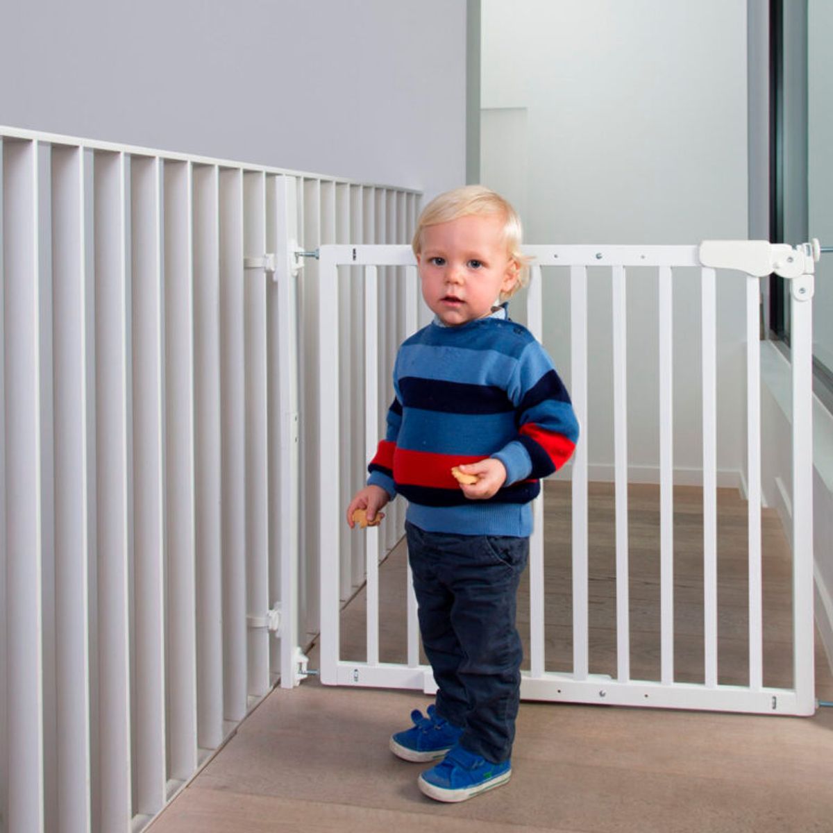 CHILDHOME - BARANDA DE MADERA PARA ESCALERAS O PUERTAS NATURAL CHILDHOME