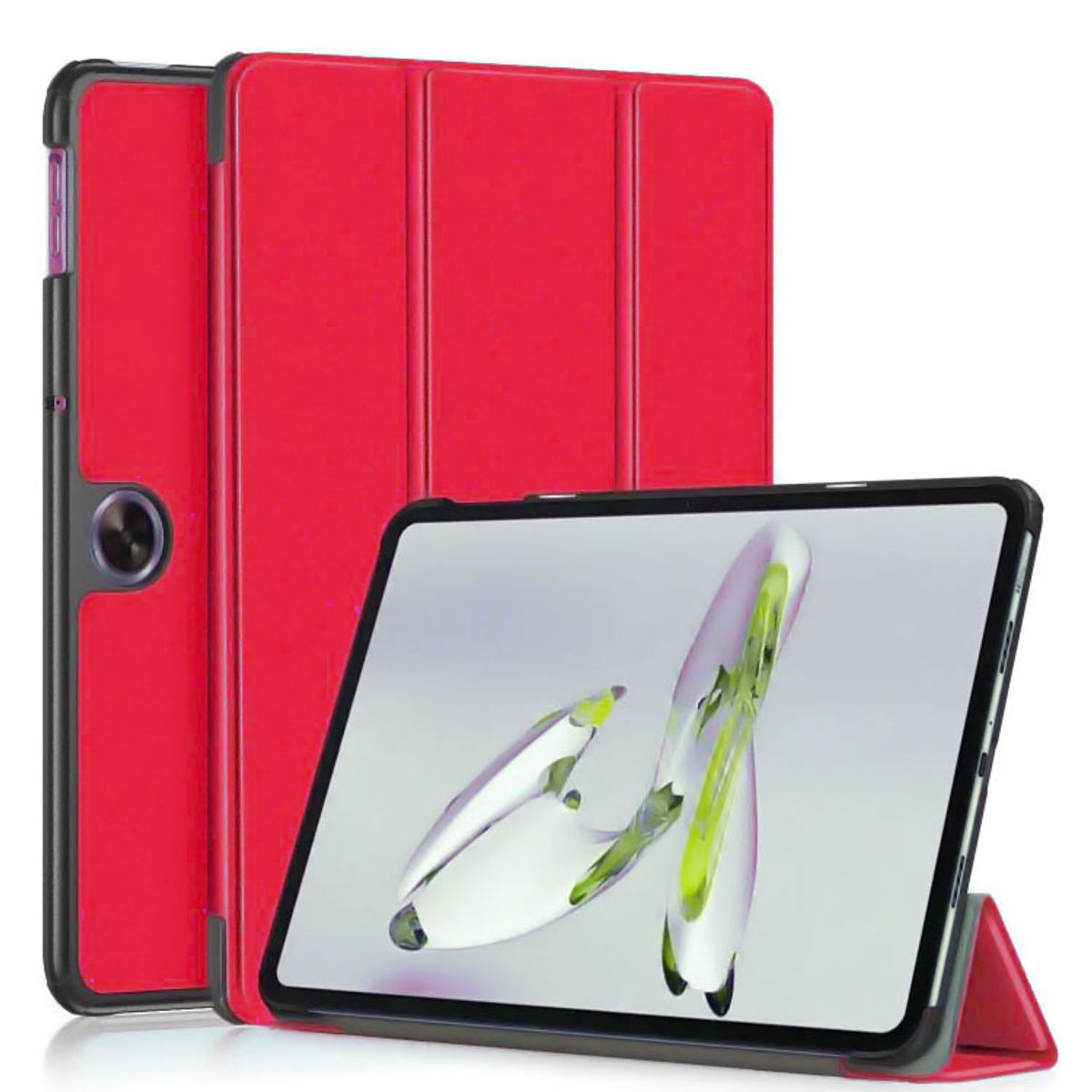 FUNDAANTIGOLPES - Funda Bookcover para Tablet ONE PLUS PAD 2 12.1 Rojo