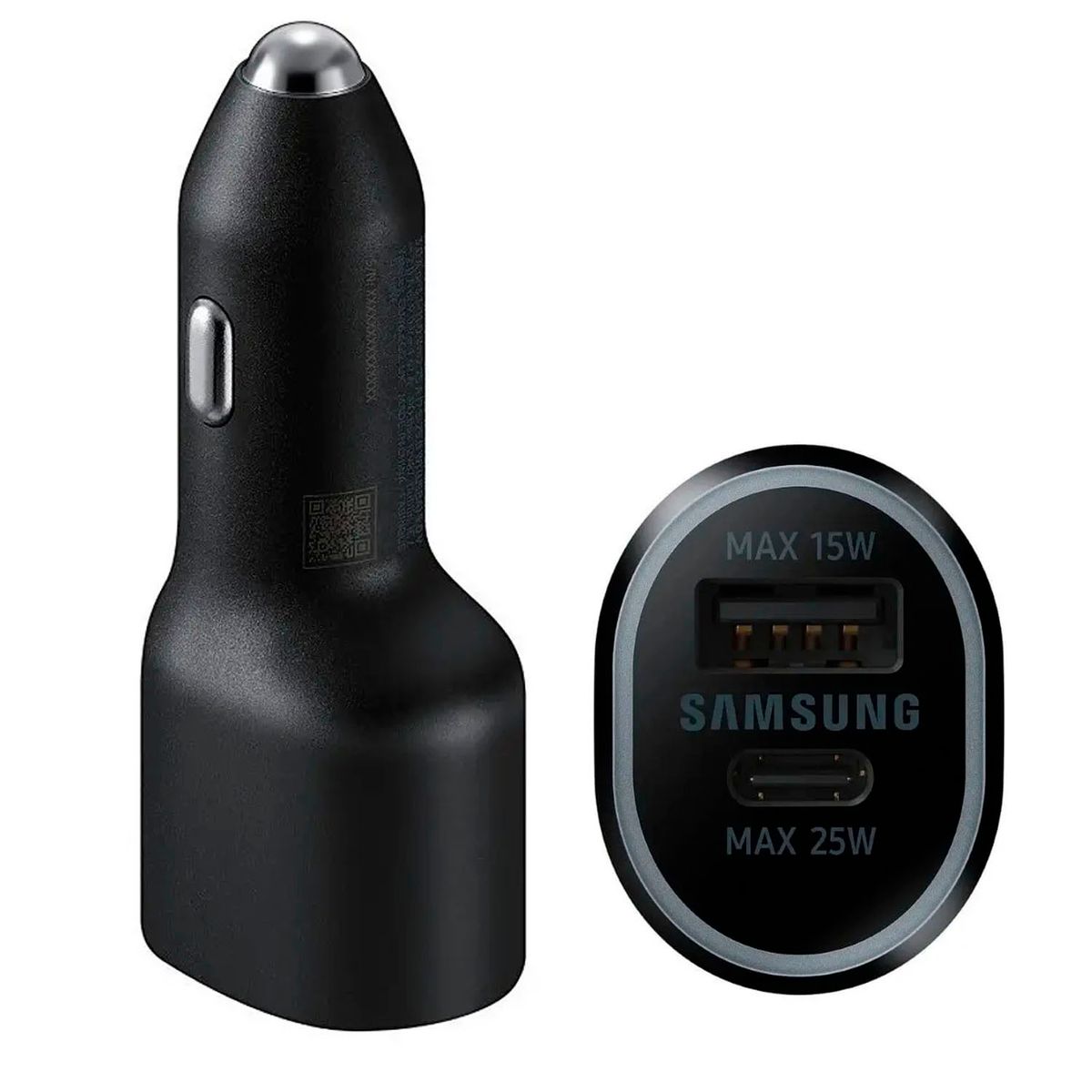 SAMSUNG - Cargador Samsung 25W Adaptador + Cargador de auto Dual 25W para S24 FE