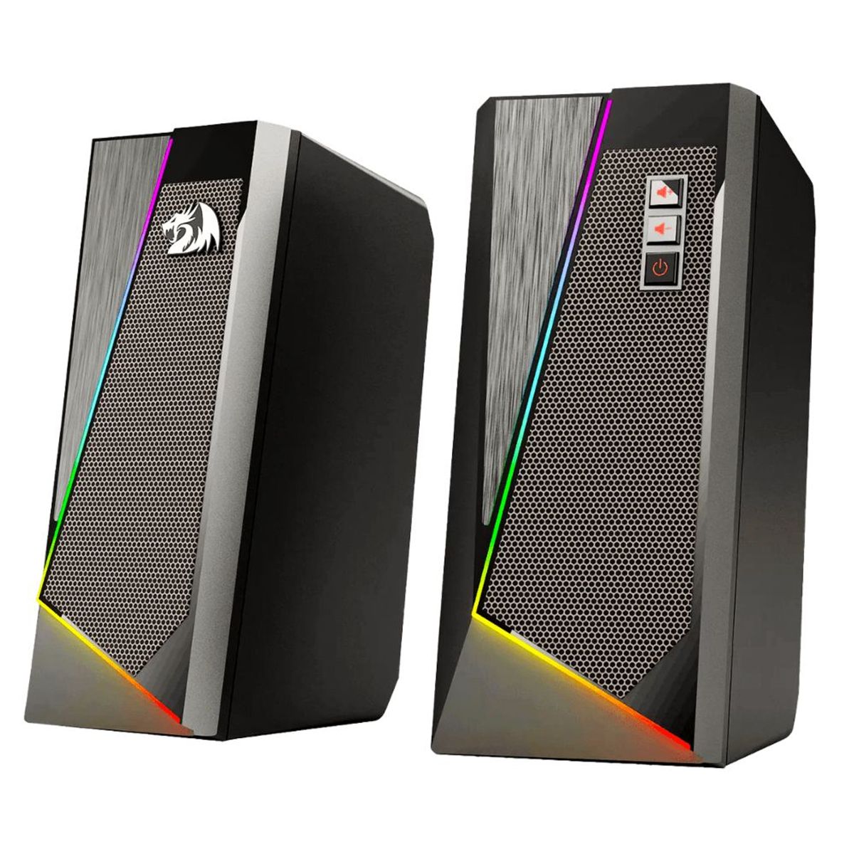 REDRAGON - Redragon - Parlante 2.0 Anvil GS520 RGB - Negro