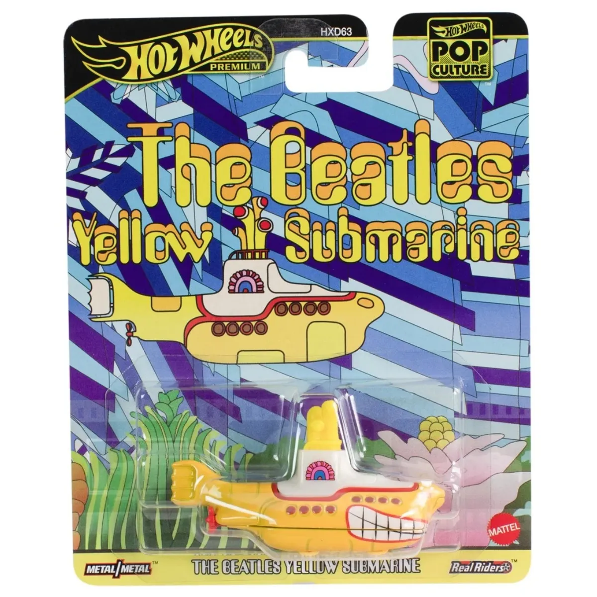 HOT WHEELS - Hot Wheels Premium The Beatles Yellow Submarine -pop Culture