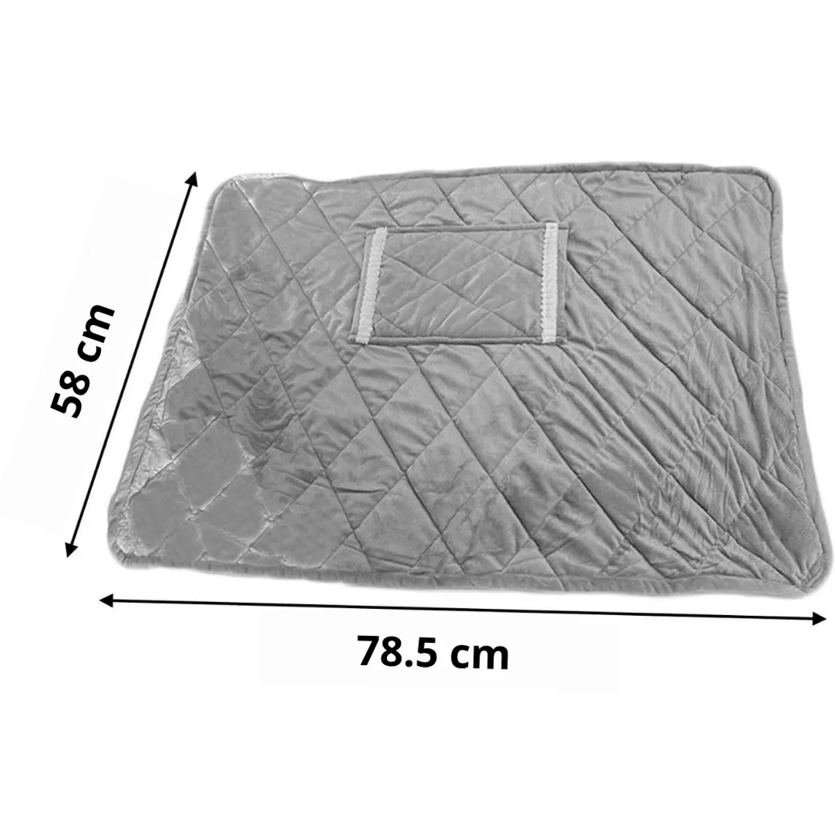 GENERICO - COLCHITA MANTA CALEFACTORA 78X58CM PARA OFICINA Y HOGAR