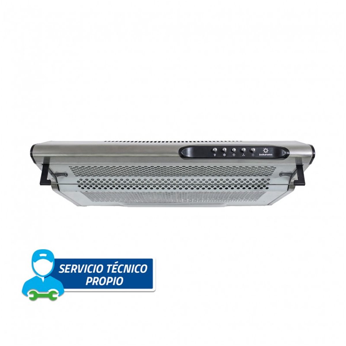 INDURAMA - Campana Extractora 3 Velocidades Silver Indurama CEI602CRP