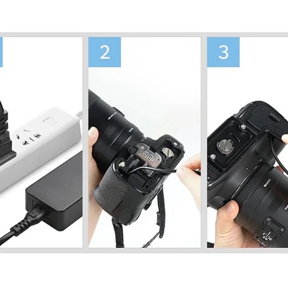 GENERICO - Adaptador de corriente o Batería Hueca EN-EL14A CAPTOR