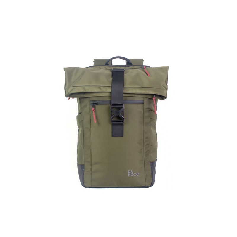 GENERICO - Mochila original impermeable porta laptop 17 Da Hood Militar
