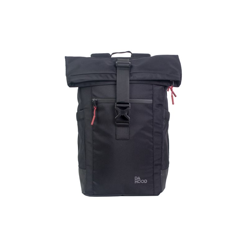 GENERICO - Mochila original impermeable porta laptop 17 Da Hood Negro