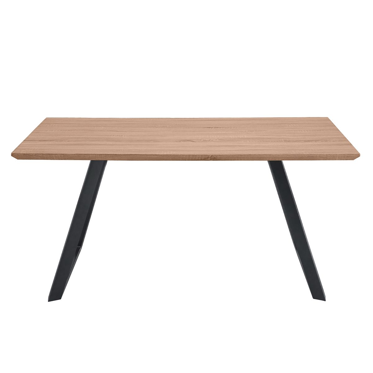 NOVAHUS - Mesa de comedor estilo industrial Manhattan Café