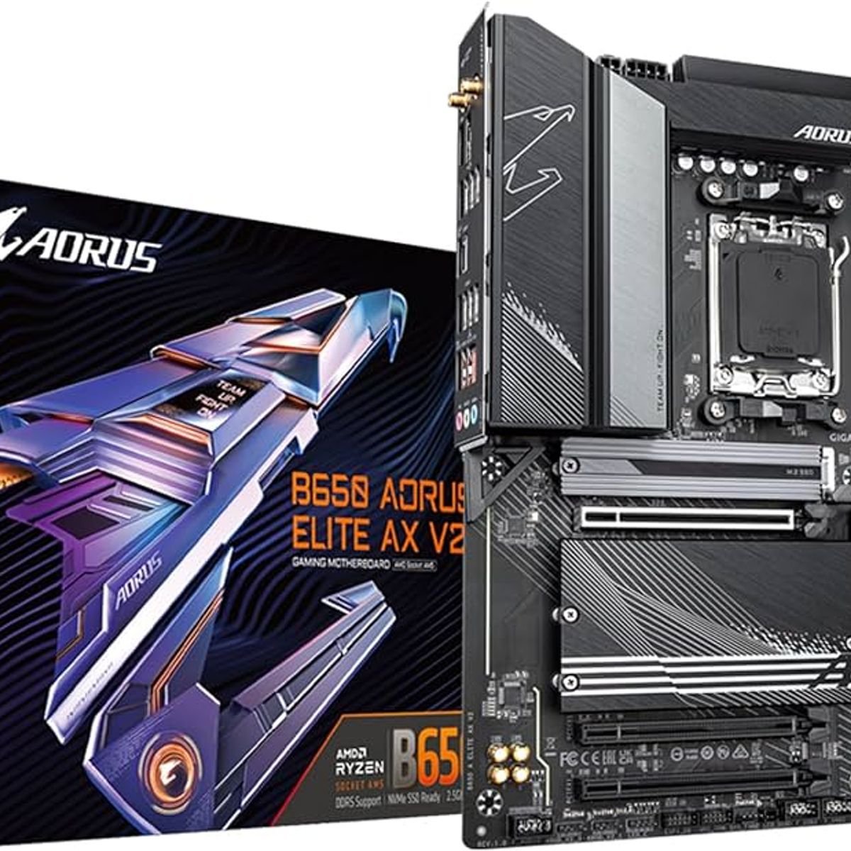 GIGABYTE - Motherboard Gigabyte B650 AORUS ELITE AX V2 AMD B650 AMD AM5 ATX