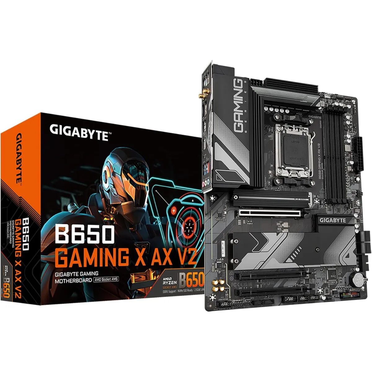GIGABYTE - Motherboard Gigabyte B650 GAMING X AX V2 AMD B650 AMD AM5 ATX