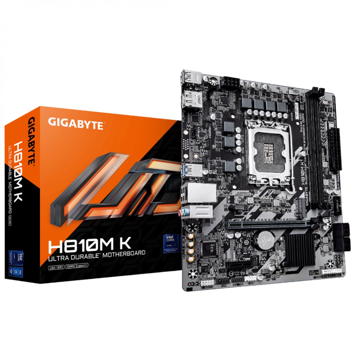 GIGABYTE - Motherboard GIGABYTE H810M K Intel H810 LGA 1851 micro-ATX