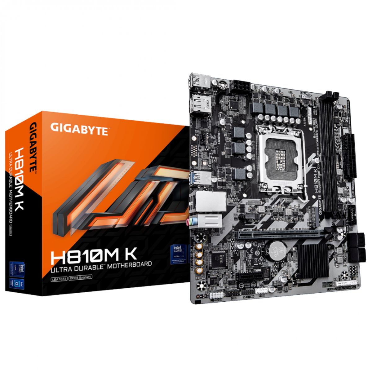 GIGABYTE - Motherboard GIGABYTE H810M K Intel H810 LGA 1851 micro-ATX