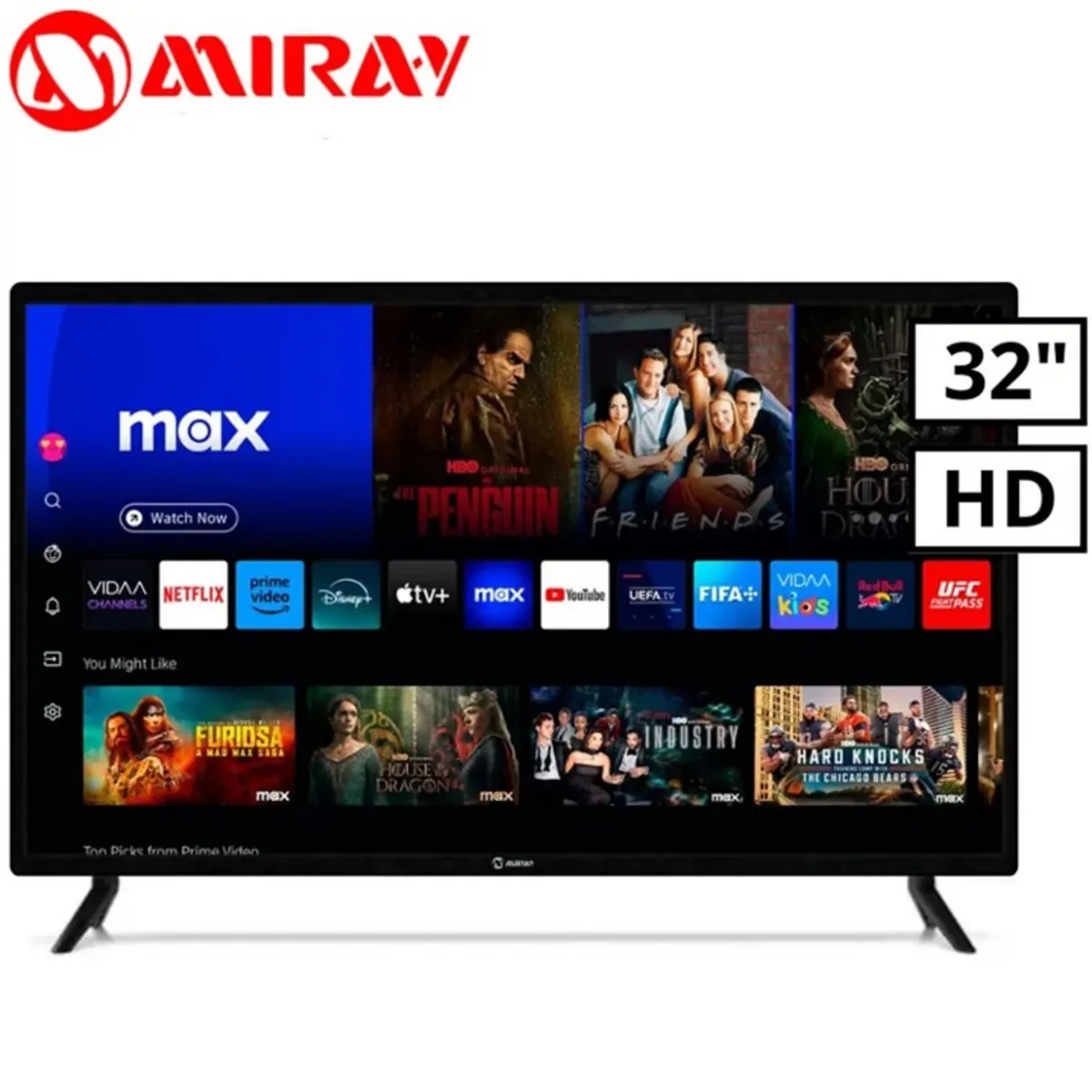 MIRAY - Televisor LED HD Digital 32 Miray MS32-E204